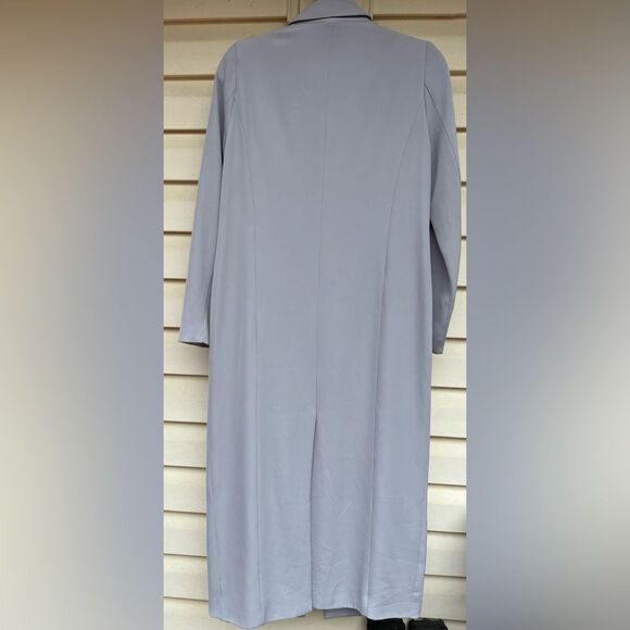 Lavish Alice grey vintage long sawn in ties coat w/free panels, fabulous, XS - Picture 3 of 13